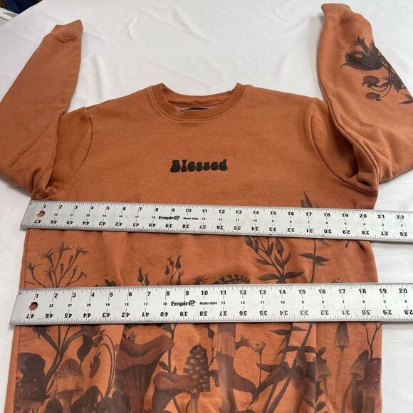 Blind Rooster Blessed Mushroom Sweatshirt Size Small - Picture 4 of 11